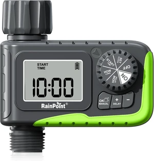 RAINPOINT Sprinkler Timer, Water Timer for Garden Hose, Garden Hose Timers for Watering, Irrigation with Manual Watering/Rain Delay for Outdoor Lawn & Yard RAINPOINT Sprinkler Timer, Water Timer for Garden Hose, Garden Hose Timers for Watering, Irrigation with Manual Watering/Rain Delay for Outdoor Lawn & Yard
