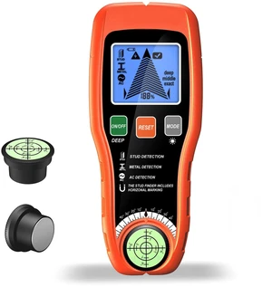 Wall Stud Finder with Metal & Live Wire Detection, Handheld Scanner for Wood Studs, Joists, Pipes and AC Voltage, Center Finding Sensor Tool Wall Stud Finder with Metal & Live Wire Detection, Handheld Scanner for Wood Studs, Joists, Pipes and AC Voltage, Center Finding Sensor Tool