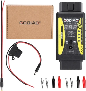GODIAG GT106 Plus 24V to 12V Adapter for Heavy Duty Trucks, Fuel Injector Testing and Relay Service Tool for Cars & Trucks GODIAG GT106 Plus 24V to 12V Adapter for Heavy Duty Trucks, Fuel Injector Testing and Relay Service Tool for Cars & Trucks