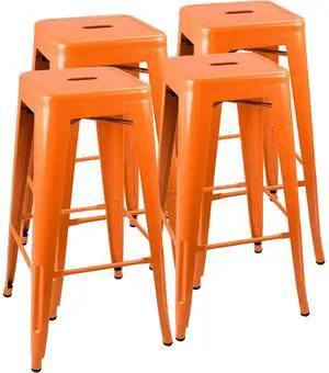 30 Inches Metal Bar Stools Industrial Barstools Stackable High Backless Stools Vintage Indoor Outdoor Stackable Kitchen Stools 30 Inches Metal Bar Stools Industrial Barstools Stackable High Backless Stools Vintage Indoor Outdoor Stackable Kitchen Stools