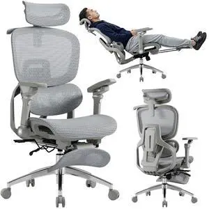 Ergonomic Office Chair with Massage Heated, Reclining Mesh Office Chair with Footrest and 6D Armrest Executive Computer Chair with Adjustable Headrest and Lumbar Support for Home Office Gaming Ergonomic Office Chair with Massage Heated, Reclining Mesh Office Chair with Footrest and 6D Armrest Executive Computer Chair with Adjustable Headrest and Lumbar Support for Home Office Gaming