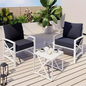 Patio Furniture 3-Piece Outdoor Set for Balcony, Yard and Decks Patio Furniture 3-Piece Outdoor Set for Balcony, Yard and Decks