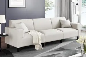94" Sofa, 3 Seater Sofa for Living Room Apartment, Modern Sofa Couch with Extra Deep Seats 94" Sofa, 3 Seater Sofa for Living Room Apartment, Modern Sofa Couch with Extra Deep Seats