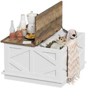 31.5" Lift Top Coffee Table with Storage, Square Coffee Tables for Living Room, Center Table with Hidden Storage Compartment, Modern Farmhouse Design (White) 31.5" Lift Top Coffee Table with Storage, Square Coffee Tables for Living Room, Center Table with Hidden Storage Compartment, Modern Farmhouse Design (White)