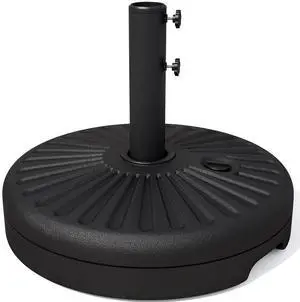 81.5lb Max Capacity Patio Umbrella Stand, Outdoor Umbrella Base Water Filled Stand, Heavy Duty Market Umbrella Holder for Patio, Deck, Poolside (Black) 81.5lb Max Capacity Patio Umbrella Stand, Outdoor Umbrella Base Water Filled Stand, Heavy Duty Market Umbrella Holder for Patio, Deck, Poolside (Black)