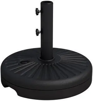 82lb Capacity Outdoor Umbrella Base Water Filled Stand, Patio Umbrella Base Stand, Patio Outdoor Heavy Duty Umbrella Holder Stand (Black) 82lb Capacity Outdoor Umbrella Base Water Filled Stand, Patio Umbrella Base Stand, Patio Outdoor Heavy Duty Umbrella Holder Stand (Black)