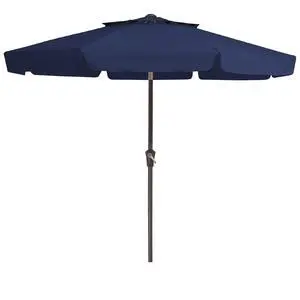 9' 2-Tiers Patio Umbrellas Outdoor Market Table Umbrella w/Push Button Tilt/Crank, 8 Sturdy Ribs, UV Protection Waterproof Sunproof(Navy Blue) 9' 2-Tiers Patio Umbrellas Outdoor Market Table Umbrella w/Push Button Tilt/Crank, 8 Sturdy Ribs, UV Protection Waterproof Sunproof(Navy Blue)