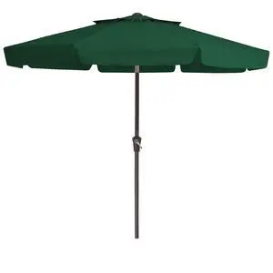 9' 2-Tiers Patio Umbrellas Outdoor Market Table Umbrella w/Push Button Tilt/Crank, 8 Sturdy Ribs, UV Protection Waterproof Sunproof(Dark Green) 9' 2-Tiers Patio Umbrellas Outdoor Market Table Umbrella w/Push Button Tilt/Crank, 8 Sturdy Ribs, UV Protection Waterproof Sunproof(Dark Green)