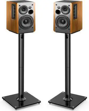 Universal Floor Speaker Stands for Surround Sound up to 22LB, 27.56 Inch Bookshelf Speaker Stand for Klipsch, Polk, Yamaha & Other Large Satellite, Bookshelf Speakers, Studio Monitors,2P Universal Floor Speaker Stands for Surround Sound up to 22LB, 27.56 Inch Bookshelf Speaker Stand for Klipsch, Polk, Yamaha & Other Large Satellite, Bookshelf Speakers, Studio Monitors,2P