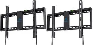 Fixed TV Wall Mount Bracket for 32-82 Inch LED, LCD, and OLED Flat Screen TVs - Fits 16- 24 Wood Studs, Fixed TV Mount with VESA 600 x 400mm Holds up to 132 lbs, PSLLK1 (Pack of 2) Fixed TV Wall Mount Bracket for 32-82 Inch LED, LCD, and OLED Flat Screen TVs - Fits 16- 24 Wood Studs, Fixed TV Mount with VESA 600 x 400mm Holds up to 132 lbs, PSLLK1 (Pack of 2)