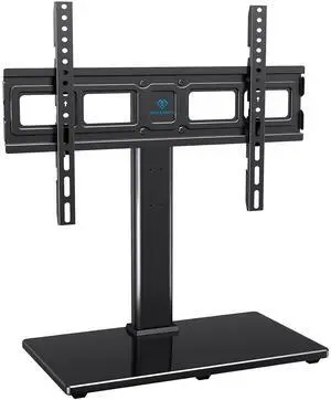 Swivel Universal TV Stand Mount for 32-86 Inch LCD OLED Flat/Curved Screen TVs up to 99lbs-Height Adjustable Table Top TV Stand/Base with Tempered Glass Base&Wire Management,VESA 600x400mm Swivel Universal TV Stand Mount for 32-86 Inch LCD OLED Flat/Curved Screen TVs up to 99lbs-Height Adjustable Table Top TV Stand/Base with Tempered Glass Base&Wire Management,VESA 600x400mm