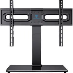 Universal Swivel TV Stand Mount for 37-80 Inch LCD OLED Flat/Curved Screen TVs-Height Adjustable Table Top TV Stand/Base with Wire Management,VESA 600x400mm up to 99lbs,PSTVS35 Universal Swivel TV Stand Mount for 37-80 Inch LCD OLED Flat/Curved Screen TVs-Height Adjustable Table Top TV Stand/Base with Wire Management,VESA 600x400mm up to 99lbs,PSTVS35
