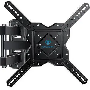 Full Motion TV Wall Mount for 27-60 Inch Flat & Curved TVs, Single Stud TV Mount with Articulating Swivel Tilt - Wall Mount TV Bracket VESA 400x400mm up to 77 lbs, Perfect Center Design Full Motion TV Wall Mount for 27-60 Inch Flat & Curved TVs, Single Stud TV Mount with Articulating Swivel Tilt - Wall Mount TV Bracket VESA 400x400mm up to 77 lbs, Perfect Center Design