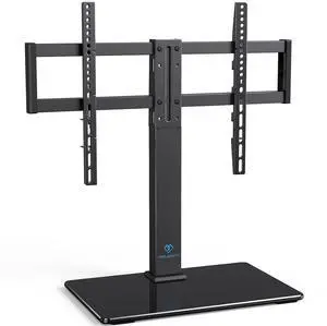 Universal Swivel TV Stand for 32-75 inch TVs, Table Top TV Stand Base up to 99 lbs, 4 Height Adjustable Universal TV Legs with Tempered Glass Base, Max VESA 600x400mm, PSTVS02-N1 Universal Swivel TV Stand for 32-75 inch TVs, Table Top TV Stand Base up to 99 lbs, 4 Height Adjustable Universal TV Legs with Tempered Glass Base, Max VESA 600x400mm, PSTVS02-N1