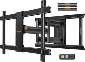 TV Wall Mount for 55-65 75 85 90 98 100 120 Inch TVs, Heavy Duty TV Mount Fits 24/18/16Wood Studs, Preassembled Full Motion TV Mount up to 225lbs, Max VESA 900x600mm, PGXLF03B TV Wall Mount for 55-65 75 85 90 98 100 120 Inch TVs, Heavy Duty TV Mount Fits 24/18/16Wood Studs, Preassembled Full Motion TV Mount up to 225lbs, Max VESA 900x600mm, PGXLF03B