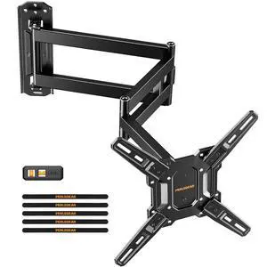 Long Arm TV Wall Mount for 32-65 TVs, 37.4 Long Extension Corner TV Mount, Max VESA 400x400mm, Articulating Arms Full Motion Wall Mount Bracket with Swivel and Tilt, Holds up to 110 lbs Long Arm TV Wall Mount for 32-65 TVs, 37.4 Long Extension Corner TV Mount, Max VESA 400x400mm, Articulating Arms Full Motion Wall Mount Bracket with Swivel and Tilt, Holds up to 110 lbs