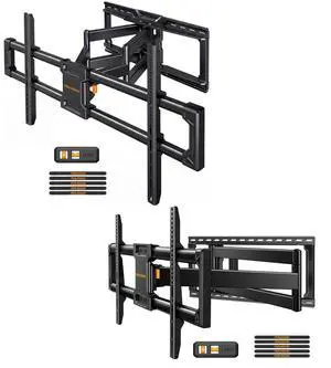 Long Arm Full Motion TV Wall Mount for 4297 Inch TVs up to 150 lbs PGXLF02 & Extra Large Full Motion TV Wall Mount for 55120 Inch TVs up to 220 lbs Long Arm Full Motion TV Wall Mount for 4297 Inch TVs up to 150 lbs PGXLF02 & Extra Large Full Motion TV Wall Mount for 55120 Inch TVs up to 220 lbs