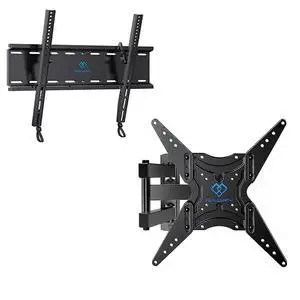 Tilting TV Wall Mount Bracket Low Profile for Most 23-60 inch TVs, PSMTK1 & PERLESMITH UL-Listed Full Motion TV Wall Mount for 26-60 Inch TVs, PSMFK1 Tilting TV Wall Mount Bracket Low Profile for Most 23-60 inch TVs, PSMTK1 & PERLESMITH UL-Listed Full Motion TV Wall Mount for 26-60 Inch TVs, PSMFK1