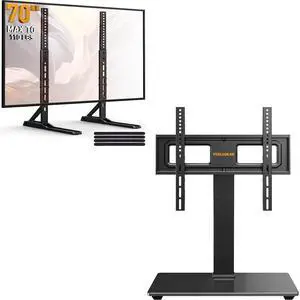 PERLESMITH Universal TV Legs for 22-70 Inch TVs Holds up to 110lbs PERLESMITH Universal TV Legs for 22-70 Inch TVs Holds up to 110lbs