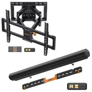 UL Listed Full Motion TV Wall Mount for 42-85 inch TVs up to 132 lbs PGLF8, Soundbar Wall Mount Compatible with Sonos Arc and Sonos Arc Ultra PGSM07B UL Listed Full Motion TV Wall Mount for 42-85 inch TVs up to 132 lbs PGLF8, Soundbar Wall Mount Compatible with Sonos Arc and Sonos Arc Ultra PGSM07B