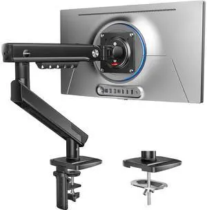 FlowLift Pro Monitor Arm for 1332" Screens, MechaSpring Monitor Mount, Fully-Adjustable Monitor Stand with Tilt/Swivel/Rotation, Tool-Free VESA Mount, C-Clamp/Grommet Base, Max Load 19.8 lbs FlowLift Pro Monitor Arm for 1332" Screens, MechaSpring Monitor Mount, Fully-Adjustable Monitor Stand with Tilt/Swivel/Rotation, Tool-Free VESA Mount, C-Clamp/Grommet Base, Max Load 19.8 lbs
