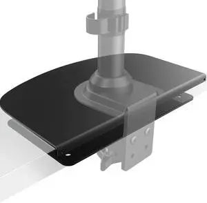 Steel Monitor Mount Reinforcement Plate for Thin, Glass and Other Fragile Tabletop, Steel Bracket Plate Fits Most Monitor Stand C Clamp Installation Steel Monitor Mount Reinforcement Plate for Thin, Glass and Other Fragile Tabletop, Steel Bracket Plate Fits Most Monitor Stand C Clamp Installation