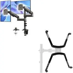 13-32 Inch Monitor Mount 2 Monitors with Non-VESA Adapter Kit-Bundle 13-32 Inch Monitor Mount 2 Monitors with Non-VESA Adapter Kit-Bundle