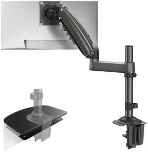 Single Monitor Mount, Adjustable Monitor Arm Desk Mount Fits 13-32 inch Screen Single Monitor Mount, Adjustable Monitor Arm Desk Mount Fits 13-32 inch Screen