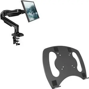 Single Monitor Mount&Laptop Tray Single Monitor Mount&Laptop Tray
