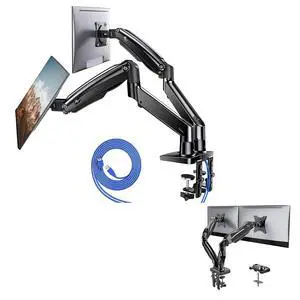Dual Monitor Stand for 13 to 35 inch & HUANUO Dual Monitor Mount for 13 to 30 Inch Computer Screen Dual Monitor Stand for 13 to 35 inch & HUANUO Dual Monitor Mount for 13 to 30 Inch Computer Screen