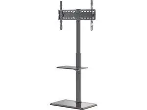 Universal Floor TV Stand,TV Floor Mount Stand with Removable Shelf for 32-75 inch TV up to 110 lbs, Swivel and Height Adjustable Tall TV Stand for Bedroom,Office(TCP01-2-M-A02) Universal Floor TV Stand,TV Floor Mount Stand with Removable Shelf for 32-75 inch TV up to 110 lbs, Swivel and Height Adjustable Tall TV Stand for Bedroom,Office(TCP01-2-M-A02)