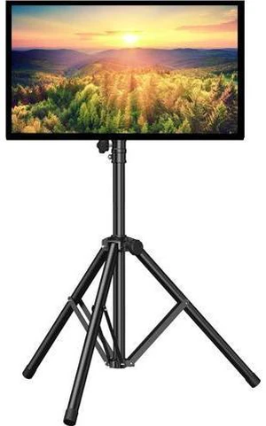 PERLESMITH TV Tripod Stand with ±20° Tilt and 360° Swivel,Portable TV Stand for 23-70 Inch LED LCD OLED Flat Screen TVs,Height Adjustable Outdoor TV Stand with VESA 400x400mm, Holds up to 88lbs PSTM1 PERLESMITH TV Tripod Stand with ±20° Tilt and 360° Swivel,Portable TV Stand for 23-70 Inch LED LCD OLED Flat Screen TVs,Height Adjustable Outdoor TV Stand with VESA 400x400mm, Holds up to 88lbs PSTM1