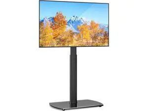 YOMT Universal TV Floor Stand with Mount for 27-70 Inch LCD LED OLED TVs, Swivel Height Adjustable Tall TV Stand, Space Saving Design for Corner Bedroom Living Room, Black YOMT Universal TV Floor Stand with Mount for 27-70 Inch LCD LED OLED TVs, Swivel Height Adjustable Tall TV Stand, Space Saving Design for Corner Bedroom Living Room, Black