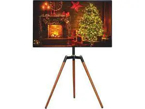 Universal Tripod Easel TV Stand for 32-65 inch LED LCD Screen Flat Curved Screen, Height Adjustable Studio TV Display Stand with 140° Swivel for Bedroom, Living Room, Corner TV Stand Universal Tripod Easel TV Stand for 32-65 inch LED LCD Screen Flat Curved Screen, Height Adjustable Studio TV Display Stand with 140° Swivel for Bedroom, Living Room, Corner TV Stand