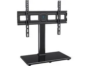 PERLESMITH Swivel Universal TV Stand Mount for 32-86 Inch LCD OLED Flat/Curved Screen TVs up to 99lbs-Height Adjustable Table Top TV Stand/Base with Tempered Glass Base&Wire Management,VESA 600x400mm PERLESMITH Swivel Universal TV Stand Mount for 32-86 Inch LCD OLED Flat/Curved Screen TVs up to 99lbs-Height Adjustable Table Top TV Stand/Base with Tempered Glass Base&Wire Management,VESA 600x400mm