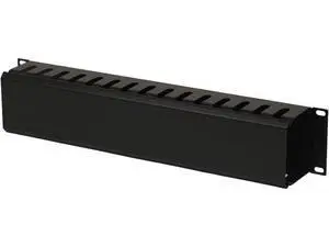NavePoint 2U Metal Rack Mount Horizontal Cable Manager Duct Raceway for 19 Inch Server Rack NavePoint 2U Metal Rack Mount Horizontal Cable Manager Duct Raceway for 19 Inch Server Rack