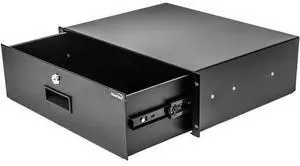 Navepoint Rack Mount Drawer for 19-Inch Server Cabinet Case Or DJ with Lock and Key 3U Black Navepoint Rack Mount Drawer for 19-Inch Server Cabinet Case Or DJ with Lock and Key 3U Black