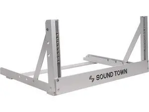 Sound Town 4U Aluminum 2-Post Desktop Open-Frame Rack, Angle Adjustable, for Audio/Video, Network Switches, Routers, Patch Panels (2PF-4A) Sound Town 4U Aluminum 2-Post Desktop Open-Frame Rack, Angle Adjustable, for Audio/Video, Network Switches, Routers, Patch Panels (2PF-4A)