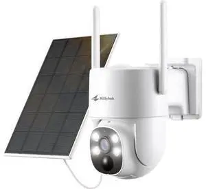 Kittyhok PT Solar Camera Security Outdoor | 2K FHD Security Camera Wireless Outdoor, Solar Battery Powered, Color Night Vision, Smart Detection, IP66 Weatherproof, Local Recording for Home Security Kittyhok PT Solar Camera Security Outdoor | 2K FHD Security Camera Wireless Outdoor, Solar Battery Powered, Color Night Vision, Smart Detection, IP66 Weatherproof, Local Recording for Home Security
