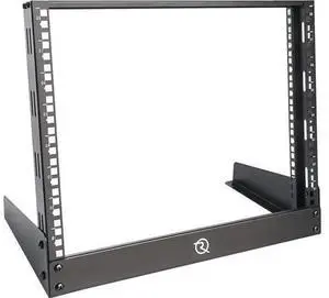RIVECO 8U Desktop Rack for Network & Audio, 19 Inch 2 Post Open Frame Cabinet with Reinforced Beam, Free Standing Tabletop Racks for IT Server Music Recording Studio AV Equipment RIVECO 8U Desktop Rack for Network & Audio, 19 Inch 2 Post Open Frame Cabinet with Reinforced Beam, Free Standing Tabletop Racks for IT Server Music Recording Studio AV Equipment