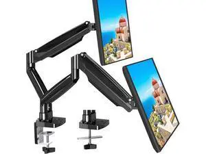 MOUNT PRO Dual Monitor Desk Mount fits 22 to 39 Ultrawide Computer Screen, Holds up to 30.9lbs Each, Fully Adjustable Long Monitor Arm for Two Monitors, Gas Spring Monitor Stand, 100x100 VESA Mount MOUNT PRO Dual Monitor Desk Mount fits 22 to 39 Ultrawide Computer Screen, Holds up to 30.9lbs Each, Fully Adjustable Long Monitor Arm for Two Monitors, Gas Spring Monitor Stand, 100x100 VESA Mount