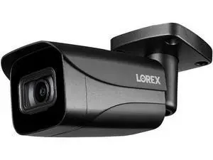 Lorex 4K Metal Bullet Camera PoE Wired Home Security Add-On Camera - Motion Detection, Color Night Vision, Long Range IR, Weatherproof, Ultra HD Indoor & Outdoor Surveillance Black Lorex 4K Metal Bullet Camera PoE Wired Home Security Add-On Camera - Motion Detection, Color Night Vision, Long Range IR, Weatherproof, Ultra HD Indoor & Outdoor Surveillance Black