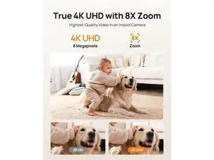 Anona 4K UHD Indoor Camera, Pet/Dog/Baby Security Camera with Phone App, 360°Pan-Tilt, 5G/2.4G Dual-Band Wi-Fi 6, Auto-Tracking, Person/Pet/Baby Crying Detection, Privacy Mode, Two-Way Audio, 2 Pack Anona 4K UHD Indoor Camera, Pet/Dog/Baby Security Camera with Phone App, 360°Pan-Tilt, 5G/2.4G Dual-Band Wi-Fi 6, Auto-Tracking, Person/Pet/Baby Crying Detection, Privacy Mode, Two-Way Audio, 2 Pack