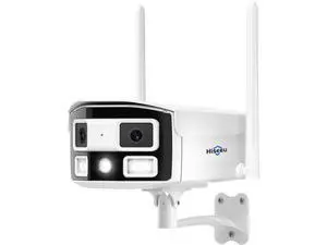 Hiseeu WiFi Pro 4MP Dual Lens Surveillance Camera, 180-Degree Ultra Wide Angle, 5GHz/2.4GHz, Black Light Color Night Vision, 2-Way Audio, Outdoor IP66, 24/7 Recording Support Hiseeu WiFi Pro 4MP Dual Lens Surveillance Camera, 180-Degree Ultra Wide Angle, 5GHz/2.4GHz, Black Light Color Night Vision, 2-Way Audio, Outdoor IP66, 24/7 Recording Support