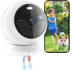 Noorio Security Cameras Wireless Outdoor Magnetic, 1080P Battery Powered Indoor Cameras for Home Security, Smart Motion Detection Outdoor Pet Dog Camera, Free Local Storage MagCam, 2.4G WiFi, B200S Noorio Security Cameras Wireless Outdoor Magnetic, 1080P Battery Powered Indoor Cameras for Home Security, Smart Motion Detection Outdoor Pet Dog Camera, Free Local Storage MagCam, 2.4G WiFi, B200S