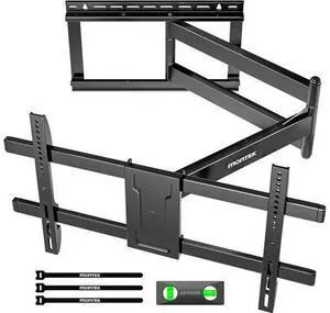 monTEK Long Arm TV Wall Mount for Most 43-80 Inch TVs, 42 Inch Long Extension TV Mount Swivel and Tilt, Full Motion Wall Mount Tv Bracket Fit Max VESA 600 x 400mm, Up to 110 lbs, 16,18 Studs monTEK Long Arm TV Wall Mount for Most 43-80 Inch TVs, 42 Inch Long Extension TV Mount Swivel and Tilt, Full Motion Wall Mount Tv Bracket Fit Max VESA 600 x 400mm, Up to 110 lbs, 16,18 Studs