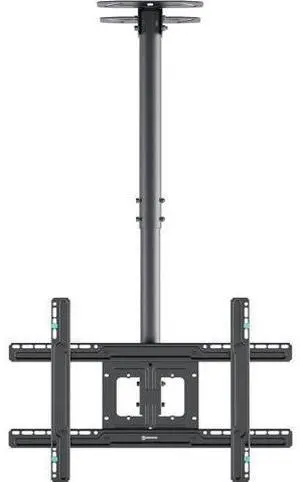 ONKRON Ceiling TV Mount for 32-80 Inch Screen up to 150 lbs, Extra Long, Height Adjustable Hanging TV Mount Swivel Tilt, VESA 100x100-600x400, Full Motion Ceiling Mount TV Bracket Drop Down, Black ONKRON Ceiling TV Mount for 32-80 Inch Screen up to 150 lbs, Extra Long, Height Adjustable Hanging TV Mount Swivel Tilt, VESA 100x100-600x400, Full Motion Ceiling Mount TV Bracket Drop Down, Black