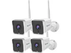 Septekon 4 Pack Outdoor Security Camera 2KWiFi Cameras for Home Security Outside with Motion Detection Tracking, Night Vision, Two-Way Audio, IP66 Weatherproof, 2.4GHz Wi-Fi, Compatible with Alexa Septekon 4 Pack Outdoor Security Camera 2KWiFi Cameras for Home Security Outside with Motion Detection Tracking, Night Vision, Two-Way Audio, IP66 Weatherproof, 2.4GHz Wi-Fi, Compatible with Alexa