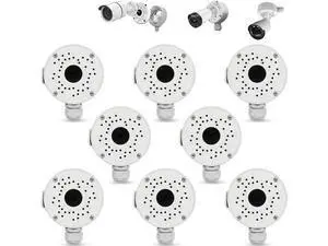 Security Camera Junction Box Universal Bullet Security Camera Mount Bracket, IP66 Waterproof Junction Box for IP Camera Security Camera Junction Box Universal Bullet Security Camera Mount Bracket, IP66 Waterproof Junction Box for IP Camera