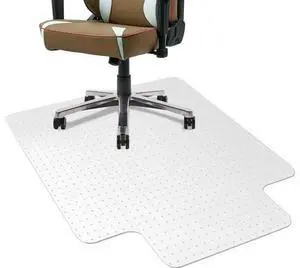 Office Chair Mat for Carpet with Lip, Flat Shipping Heavy Duty Hard Clear Chair Mats, Under Desk Protector Floor Mat, Smooth Glide Plastic Rolling Computer ChairMat (32x48 Inch) Office Chair Mat for Carpet with Lip, Flat Shipping Heavy Duty Hard Clear Chair Mats, Under Desk Protector Floor Mat, Smooth Glide Plastic Rolling Computer ChairMat (32x48 Inch)